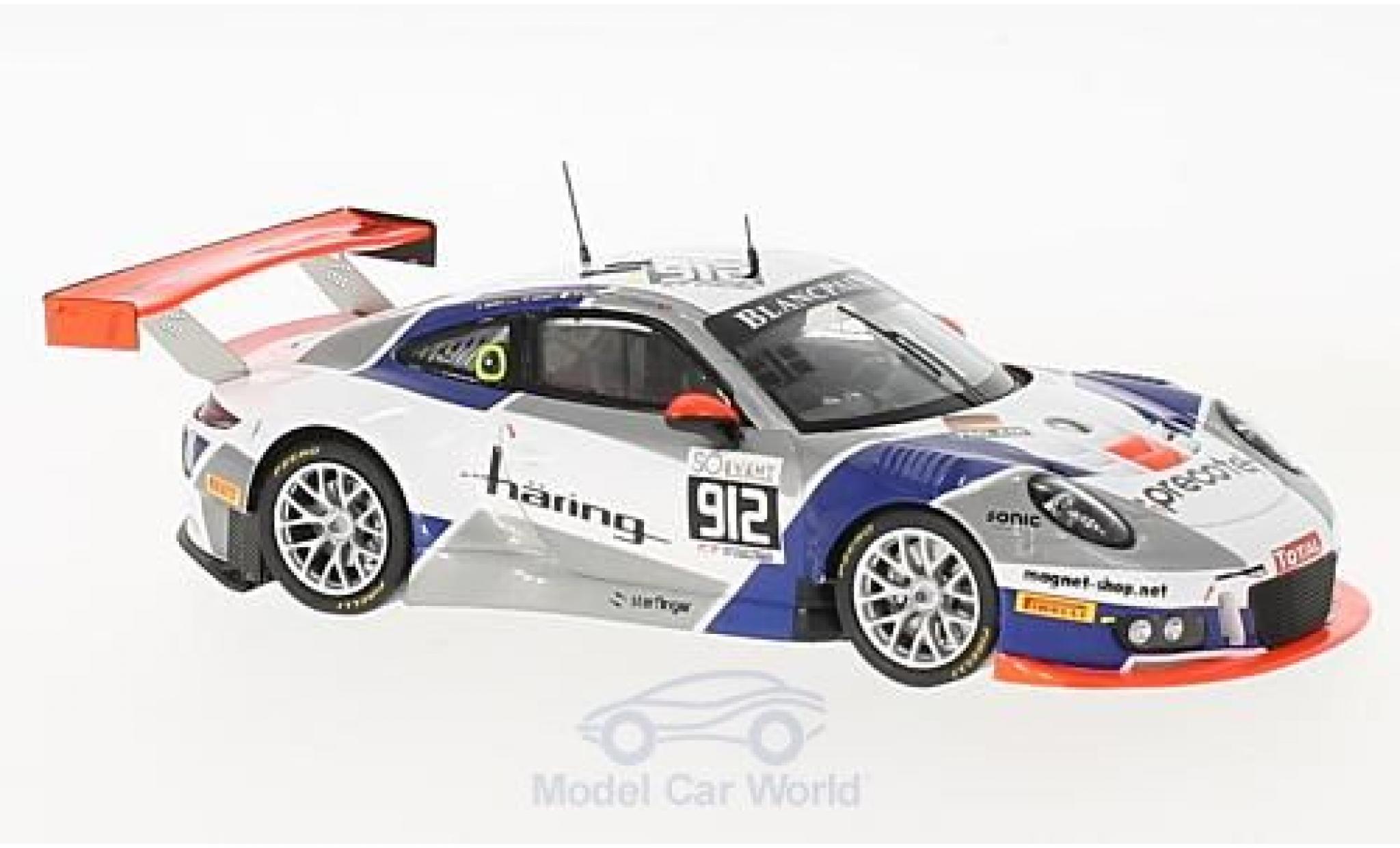 Porsche 991 GT3 R 1/43 Spark 911 GT3-R No.912 Herberth Motorsport 24h Spa 2017 D.Allemann/R.Bohn/S.M&uuml;ller/M.Jaminet diecast model cars