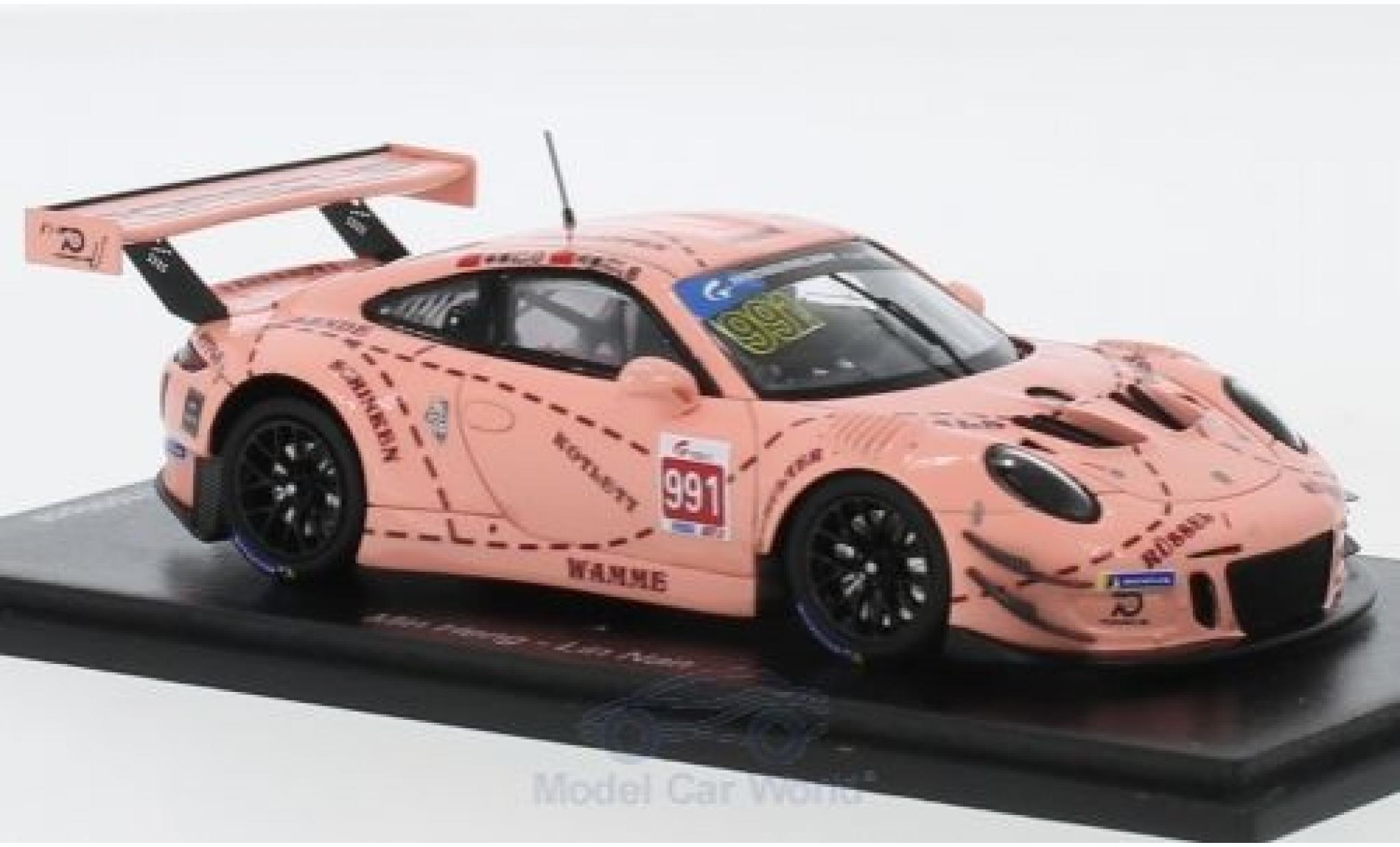 Porsche 991 GT3 R 1/43 Spark 911 GT3 R No. China GT Championship 2018 M.Heng/L.Nan diecast model cars