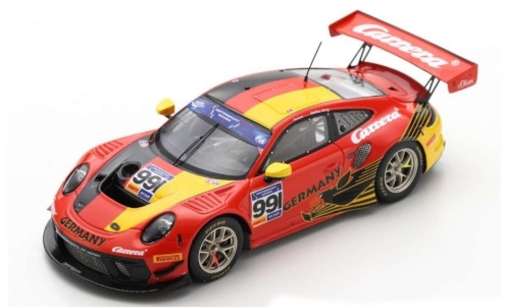 Porsche 992 GT3 R 1/43 Spark 911 GT3 R No.991 Team Germany FIA Motorsport Games GT Cup Vallelunga 2019 S.G&ouml;rig/A.Renauer diecast model cars