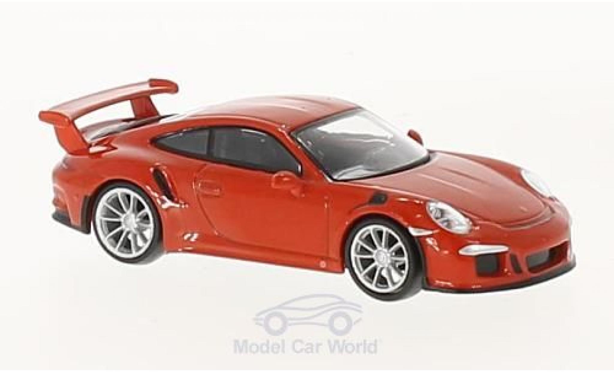 Porsche 991 GT3 RS 1/64 Spark 911 GT3 RS orange 2016 diecast model cars