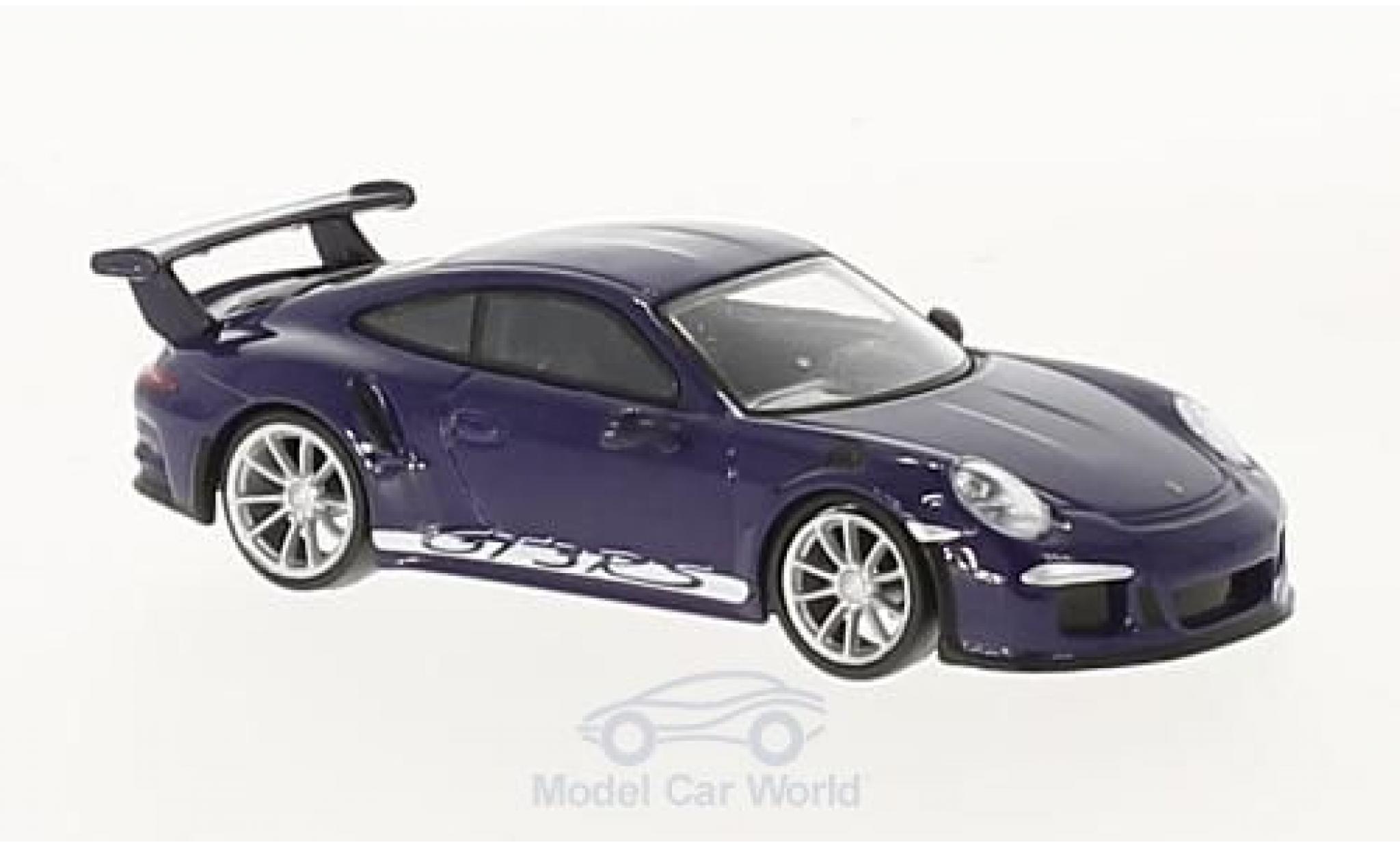 Porsche 991 GT3 RS 1/64 Spark 911 GT3 RS purple 2016 diecast model cars