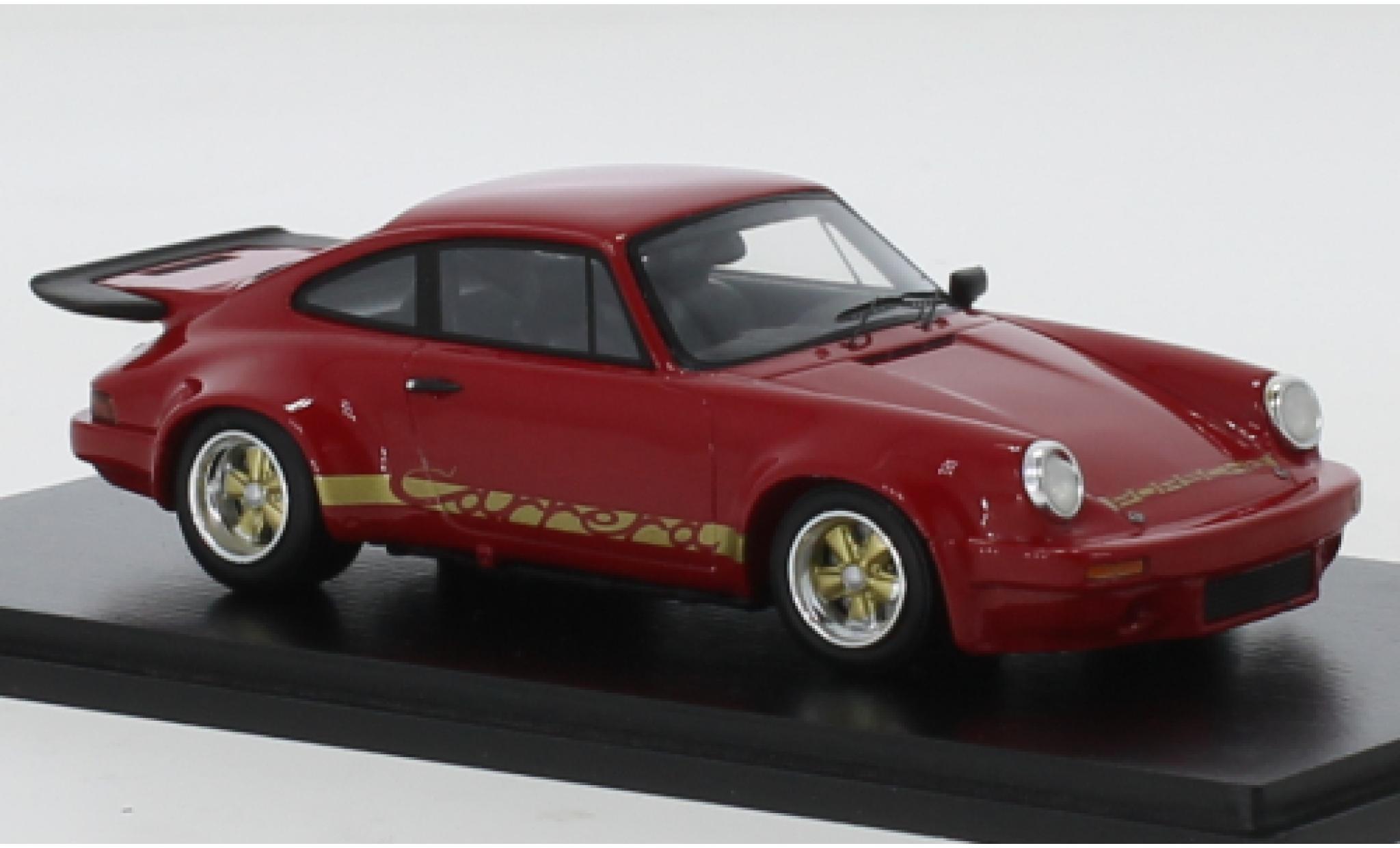 Porsche 930 RS 1/43 Spark 911 RS 3.0 red/Dekor 1974 diecast model cars