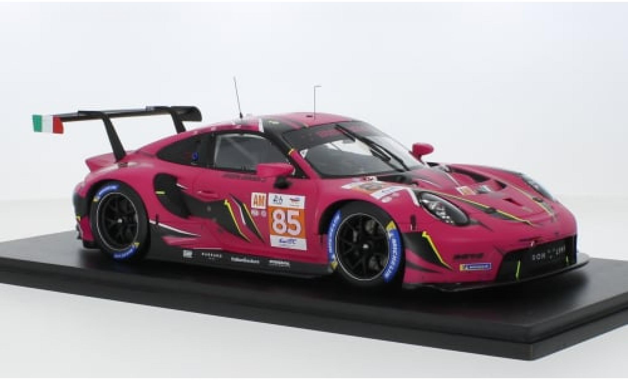 Porsche 911 1/18 Spark RSR-19 No.85 Iron Dames 24h Le Mans 2023 1:18 diecast model cars