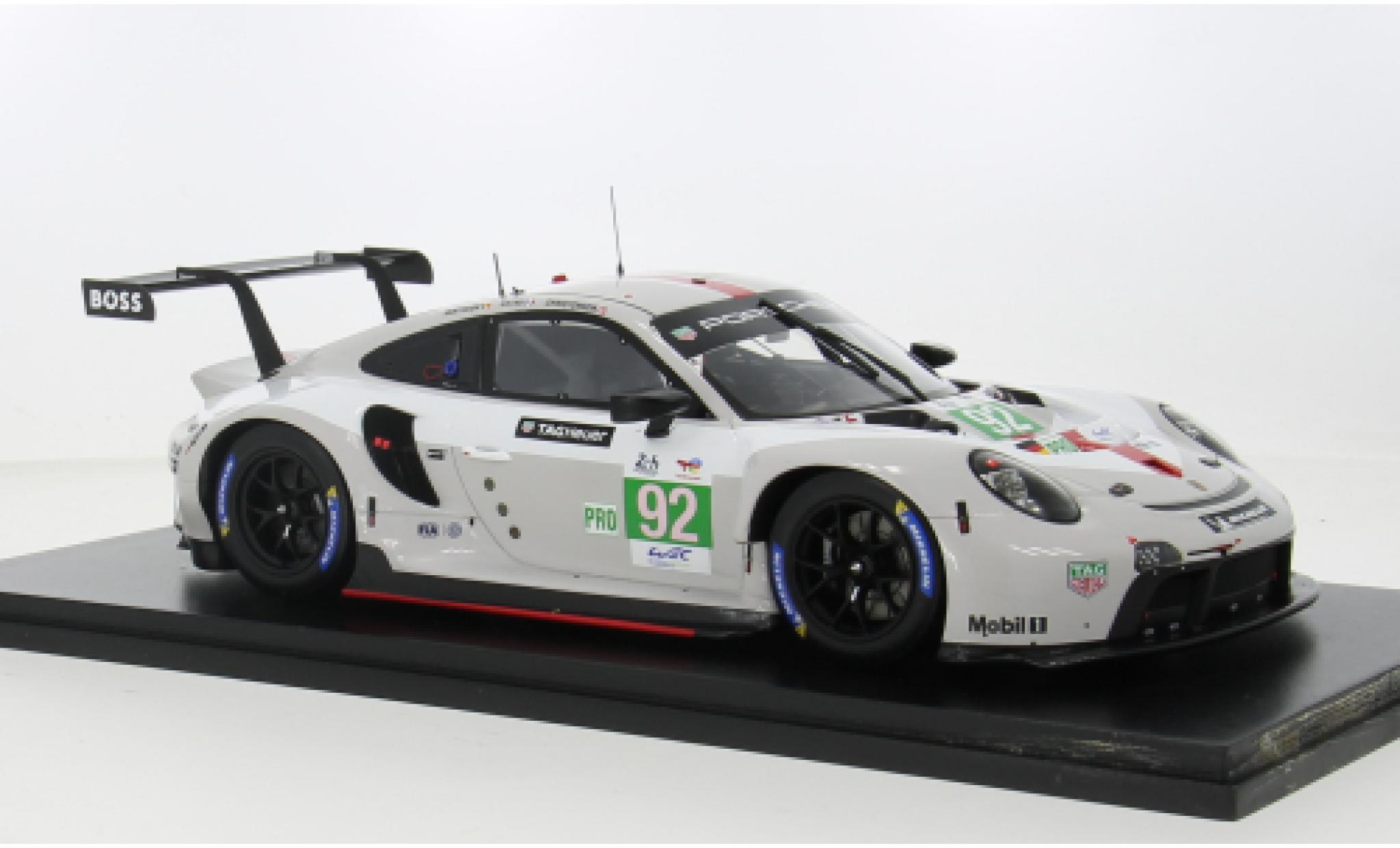 Porsche 911 1/18 Spark RSR-19 No.92 GT Team 24h Le Mans 2022 1:18 diecast model cars