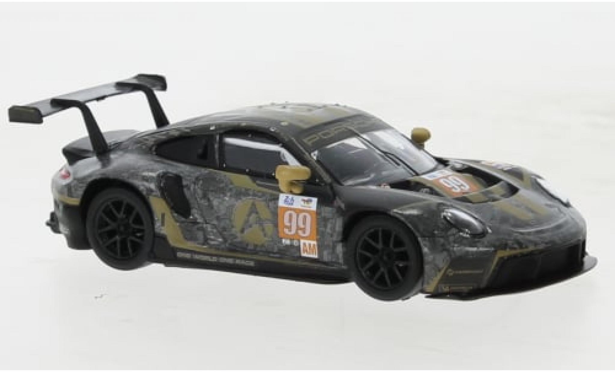 Porsche 911 1/64 Spark RSR-19 No.99 Hardpoint Motorsport 24h Le Mans 2022 1:64 diecast model cars