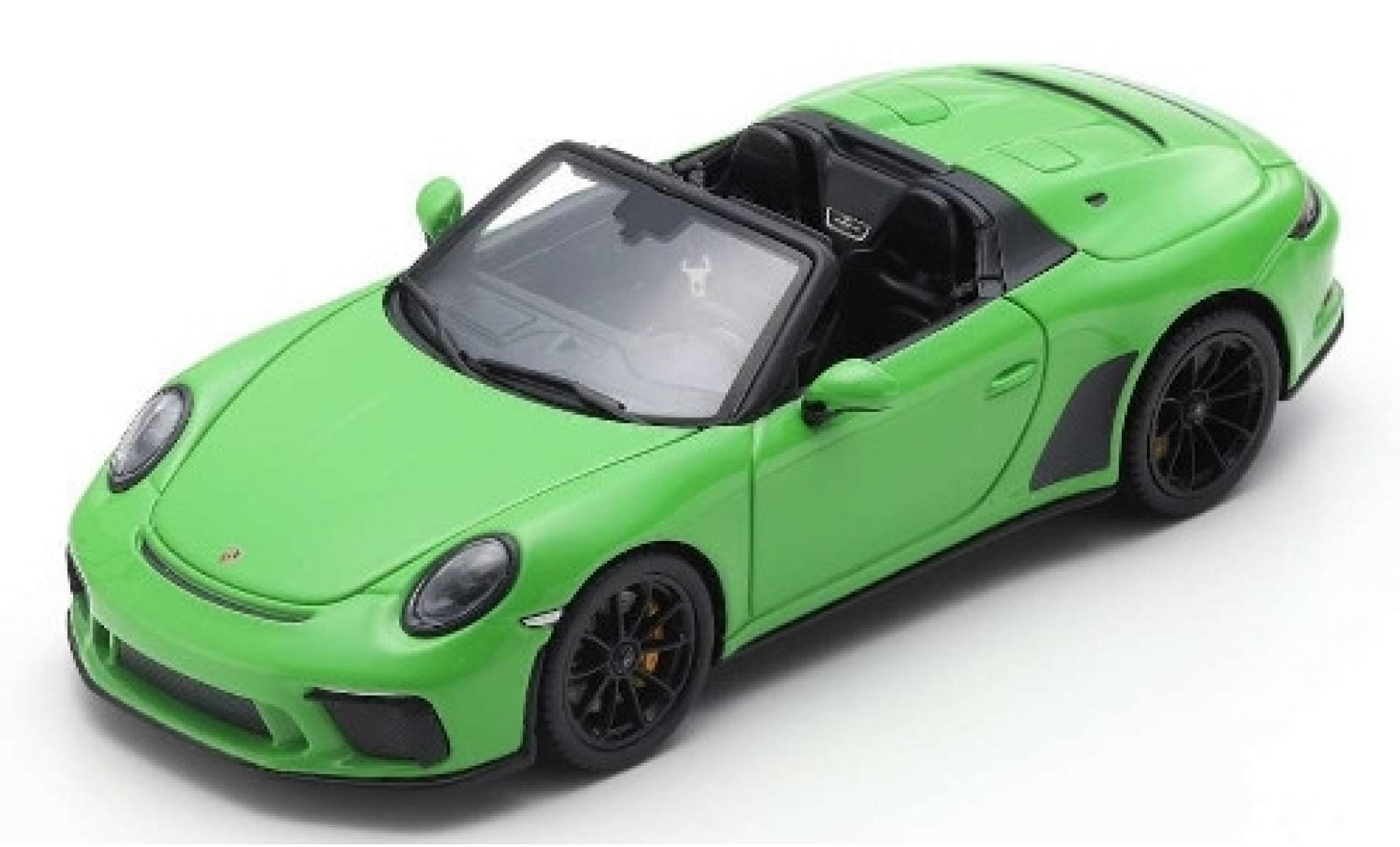 Porsche 992 Speedster 1/43 Spark 911 Speedster green 2019 diecast model cars