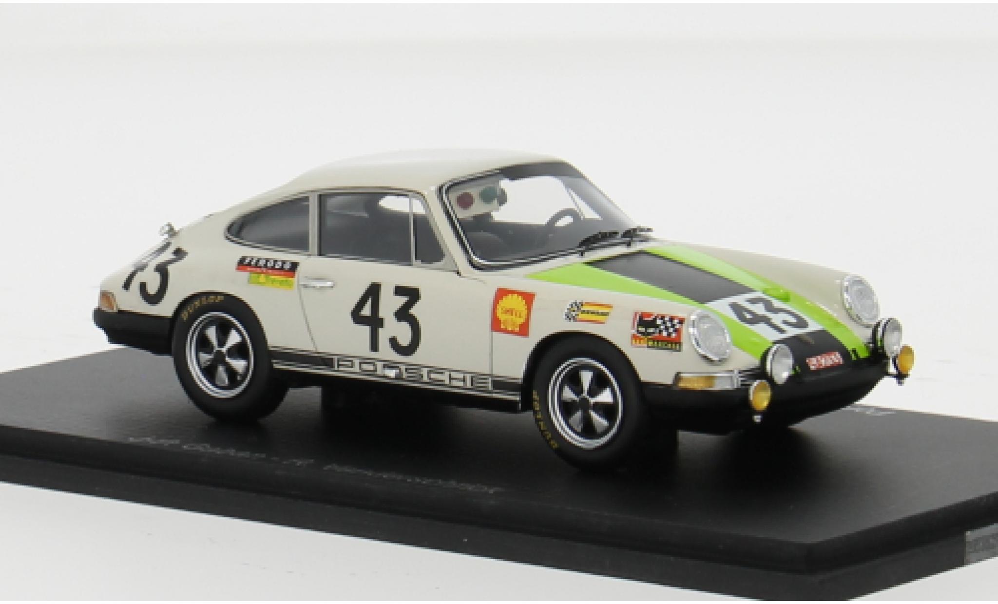 Porsche 911 1/43 Spark T No.43 24h Le Mans 1968 1:43 diecast model cars