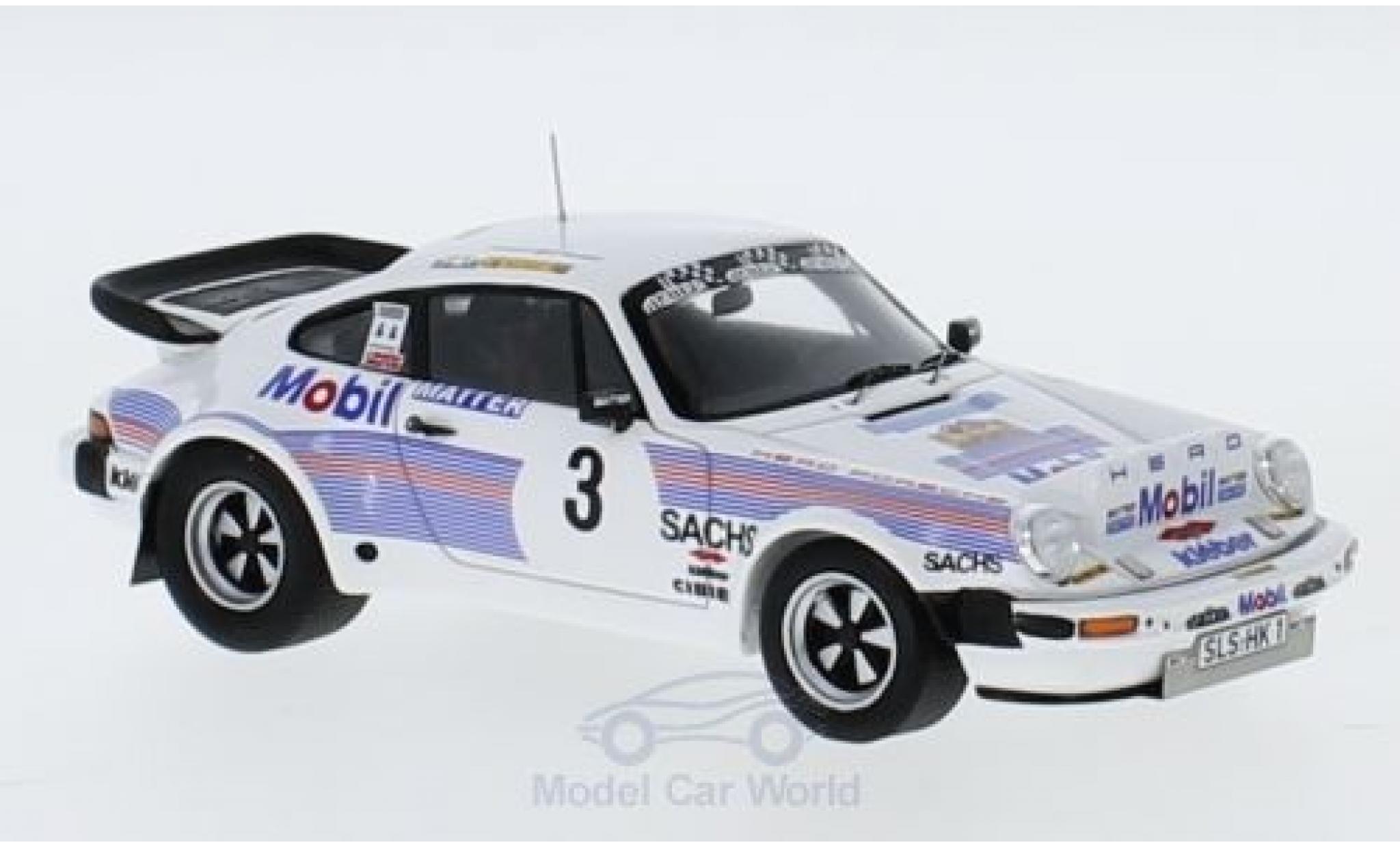 Porsche 930 Turbo 1/43 Spark 911 Turbo 3.3 No.3 Mobil Rally DM Rally Saarland 1983 M.Hero/D.M&uuml;ller diecast model cars
