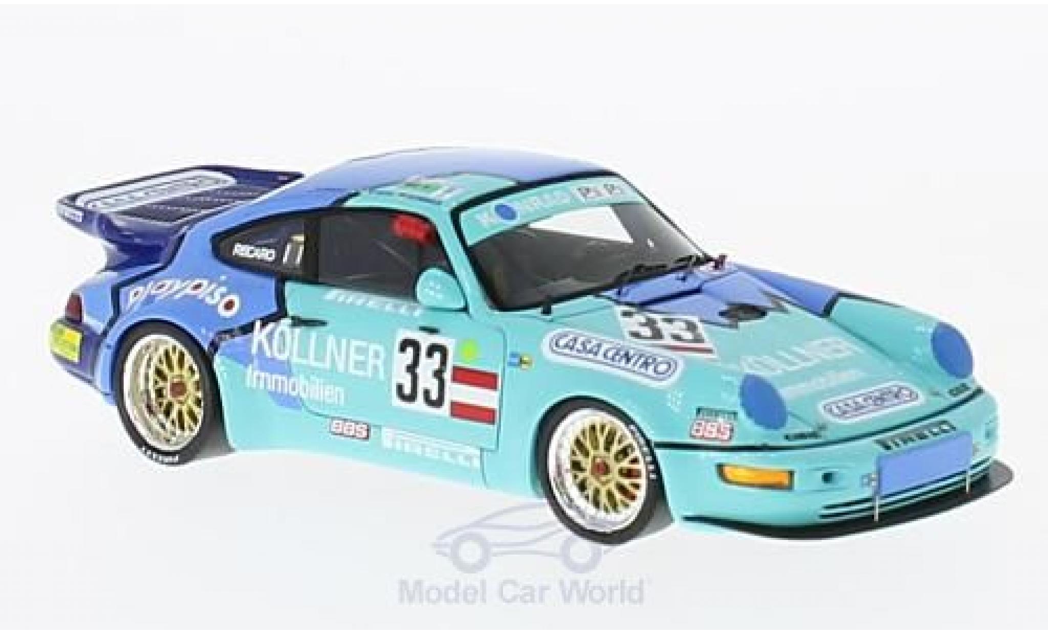 Porsche 993 Turbo 1/43 Spark 911 Turbo No.33 24h Le Mans 1994 B.Netzeband/F.Konrad/A.De Azevedo Hermann diecast model cars