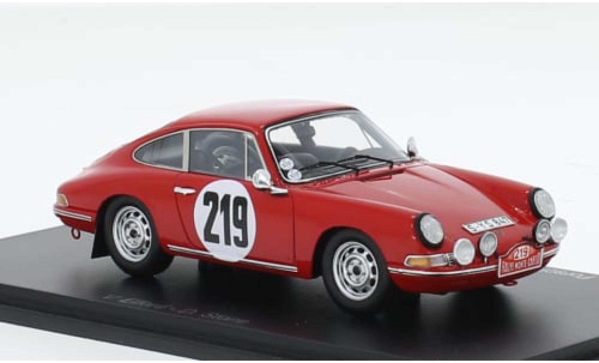 Porsche 911 1/43 Spark S 2.0 No.219 Rally Monte Carlo 1967 1:43 diecast model cars