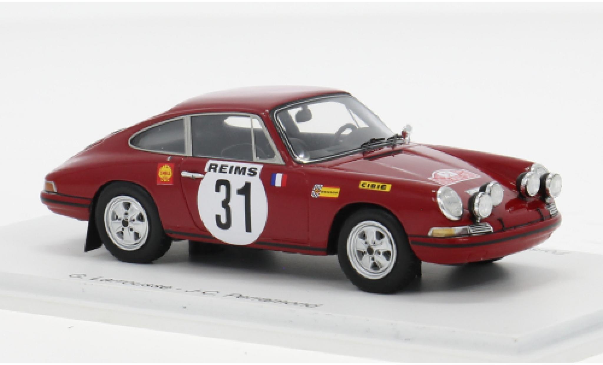 Porsche 911 1/43 Spark S Rally Monte Carlo 1969 #31 1:43 diecast model cars