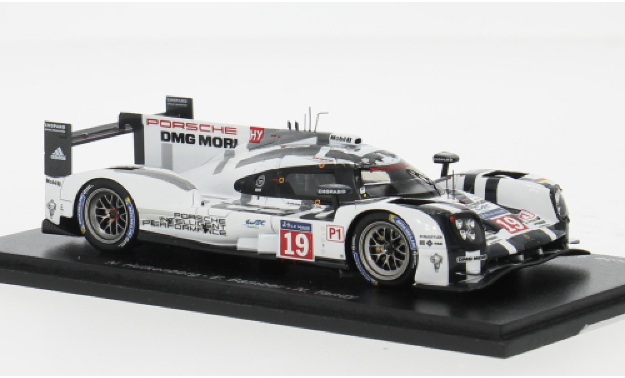 Porsche 919 1/43 Spark Hybrid 24h Le Mans 2015 #19 1:43 diecast model cars