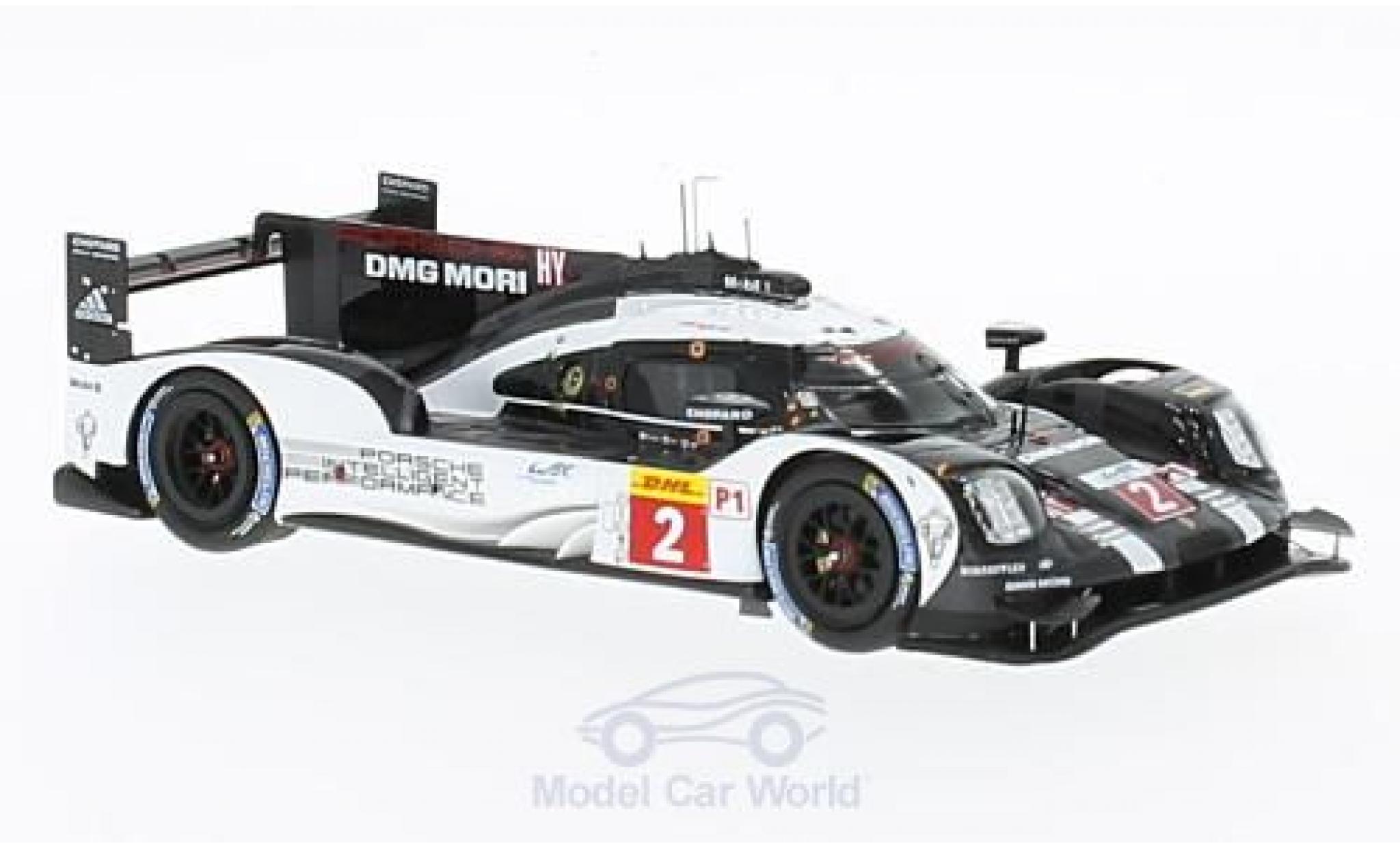 Porsche 919 2016 1/43 Spark Hybrid HY No.2 Team WEC 6h Bahrain 2016 R.Dumas/N.Jani/M.Lieb diecast model cars