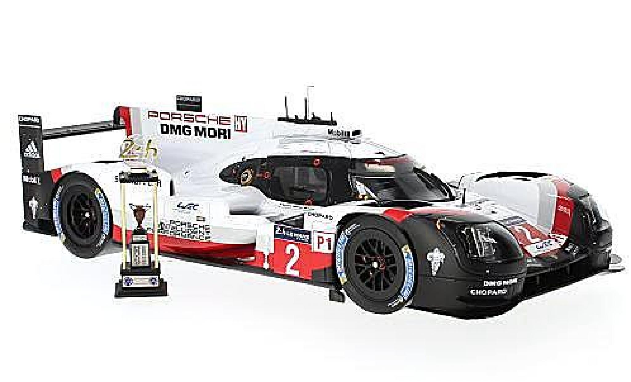 Porsche 919 1/43 Spark Hybrid No.2 LMP Team 24h Le Mans 2017 T.Bernhard/E.Bamber/B.Hartley diecast model cars