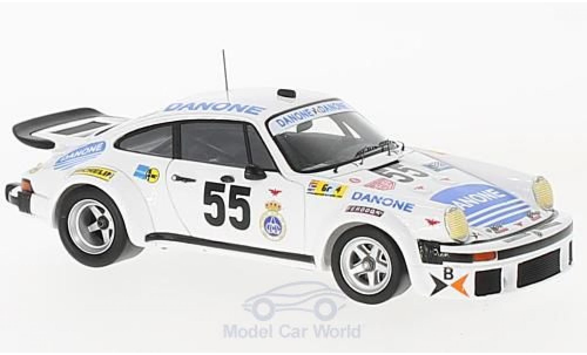 Porsche 934 1977 1/43 Spark No.55 Danone 24h Le Mans 1977 J.Fernandez/E.Baturone/R.Tarradas diecast model cars