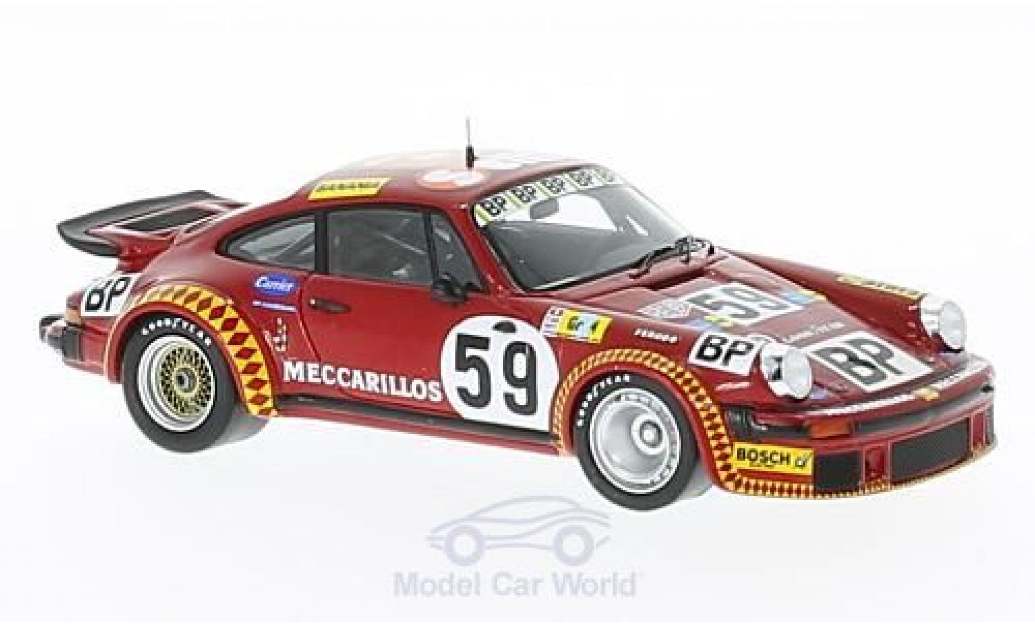Porsche 934 1977 1/43 Spark No.59 24h Le Mans 1977 F.Servanin/L.Ferrier/F.Hummel diecast model cars