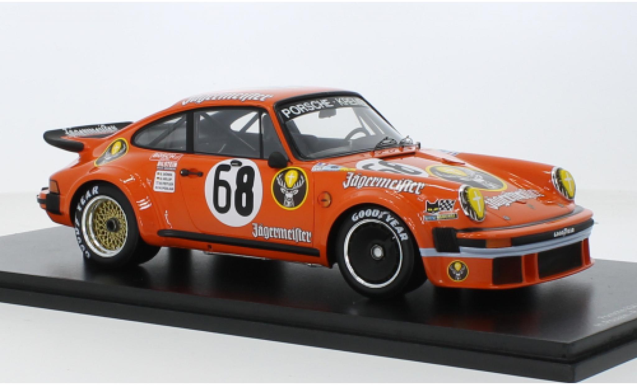 Porsche 934 1978 1/18 Spark No.68 Kremer Racing J&auml;germeister 24h Le Mans 1:18 diecast model cars