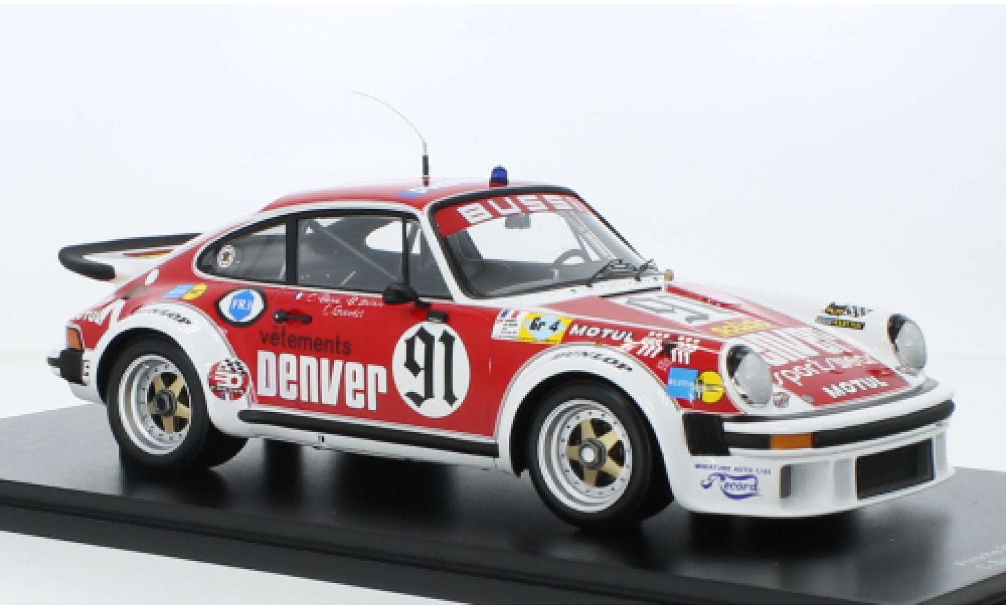Porsche 934 1980 1/18 Spark No.91 24h Le Mans 1:18 diecast model cars