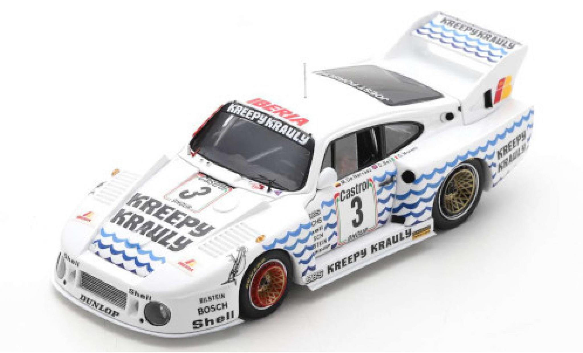 Porsche 935 1981 1/43 Spark J No.3 Kreepy Krauly 9h Kyalami 1981 G.Moretti/D.Bell/M.de Narvaez diecast model cars