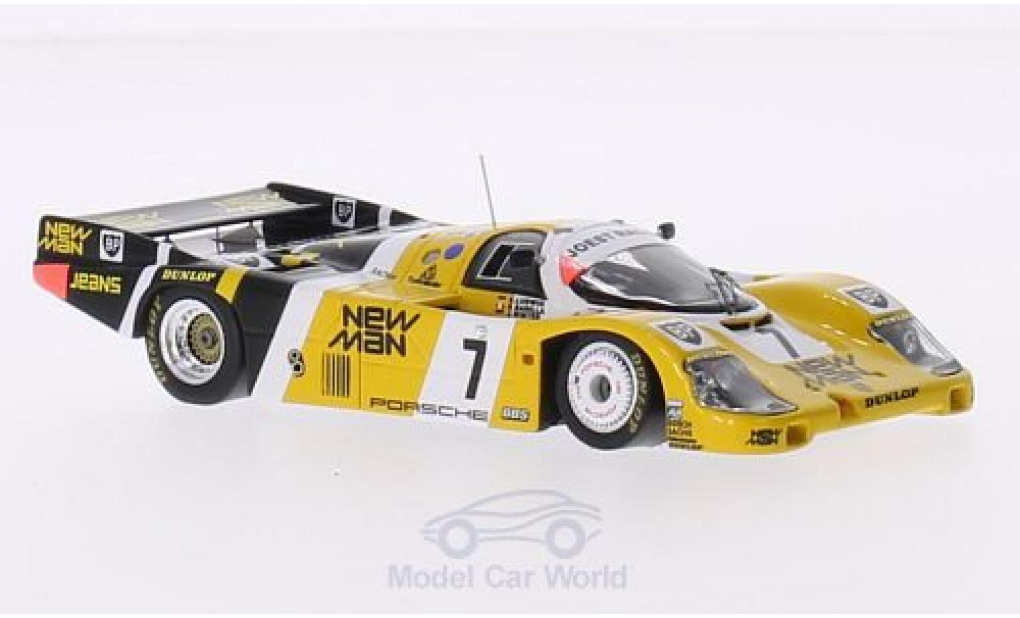 Porsche 956 1985 1/43 Spark RHD No.7 Joest Racing New Man 24h Le Mans 1985 J.Winter/P.Barrilla/K.Ludwig diecast model cars
