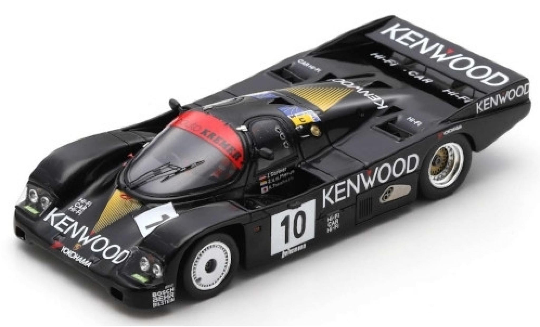 Porsche 962 1986 1/43 Spark C RHD No.10 Kremer Racing Kenwood 24h Le Mans 1986 J.Gartner/S.van der Merwe/K.Takahashi diecast model cars