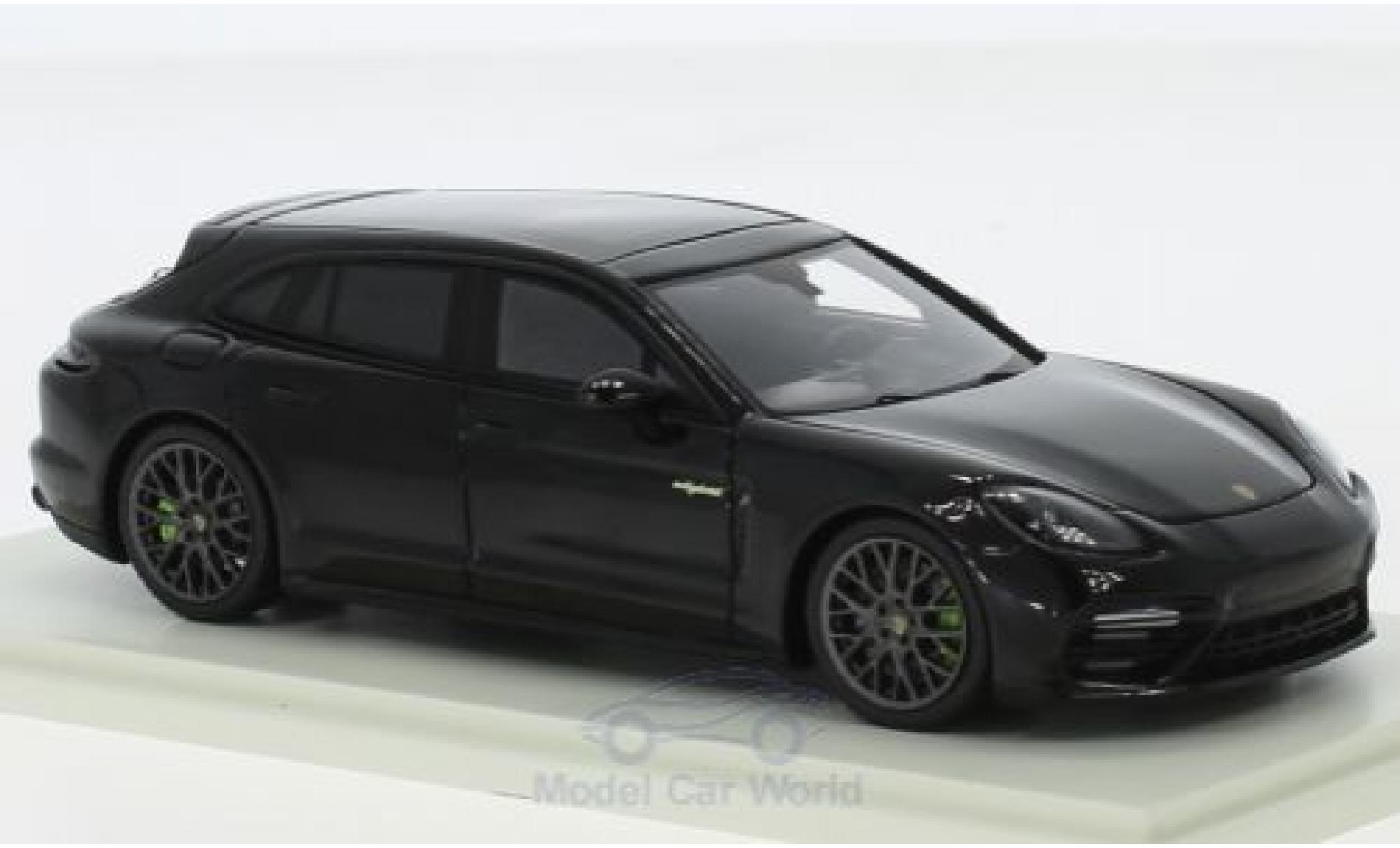 Porsche Panamera e-hybrid 1/43 Spark Sport Turismo Turbo S E-Hybrid black 2018 diecast model cars
