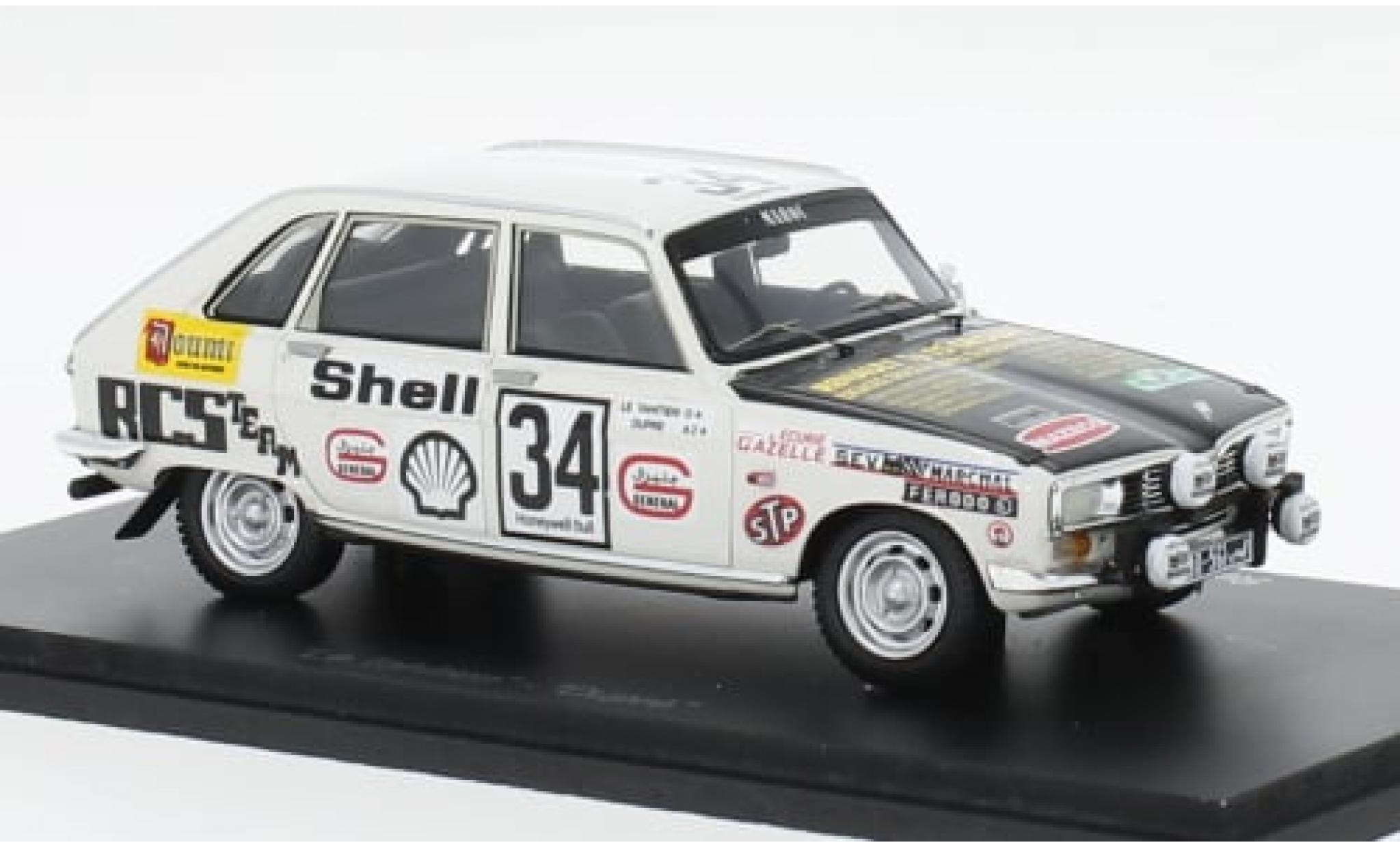 Renault 16 1/43 Spark TS No.34 Rally Marokko 1972 1:43 diecast model cars