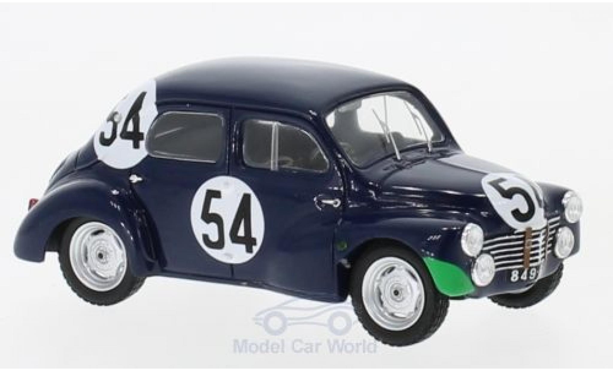 Renault 4CV 1/43 Spark 1063 No.54 24h Le Mans 1951 J.Lecat/H.Senfftleben diecast model cars
