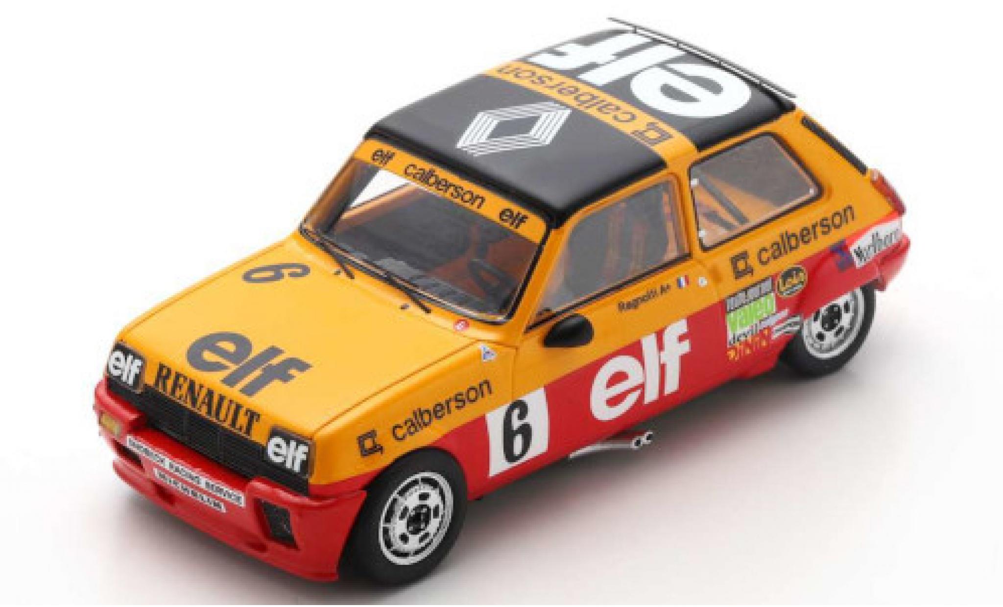 Renault 5 1/43 Spark Alpine Turbo No.6 Calberson 1984 J.Ragnotti diecast model cars
