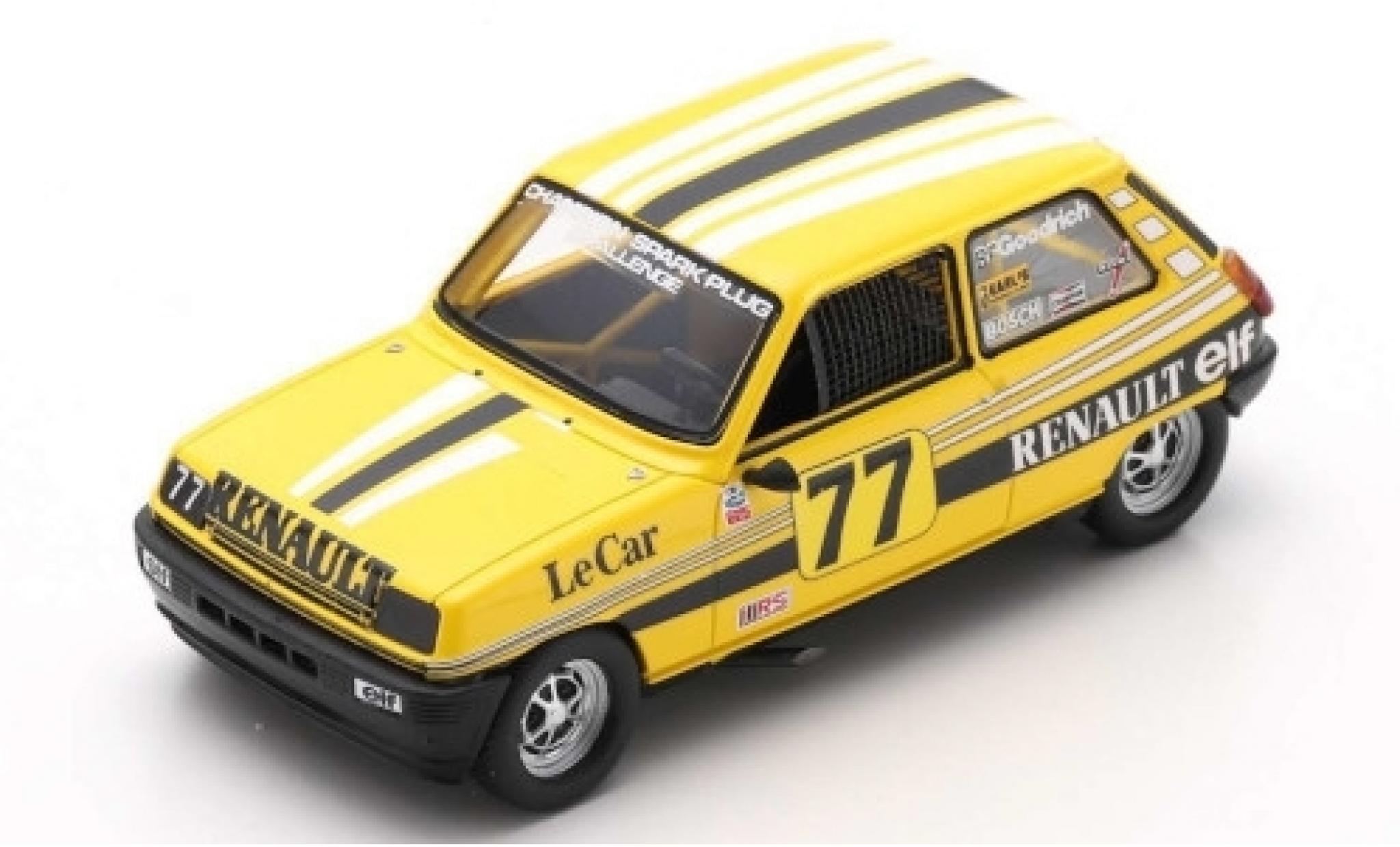 Renault 5 1/43 Spark No.77 IMSA RS 1980 P.Jacquemart diecast model cars