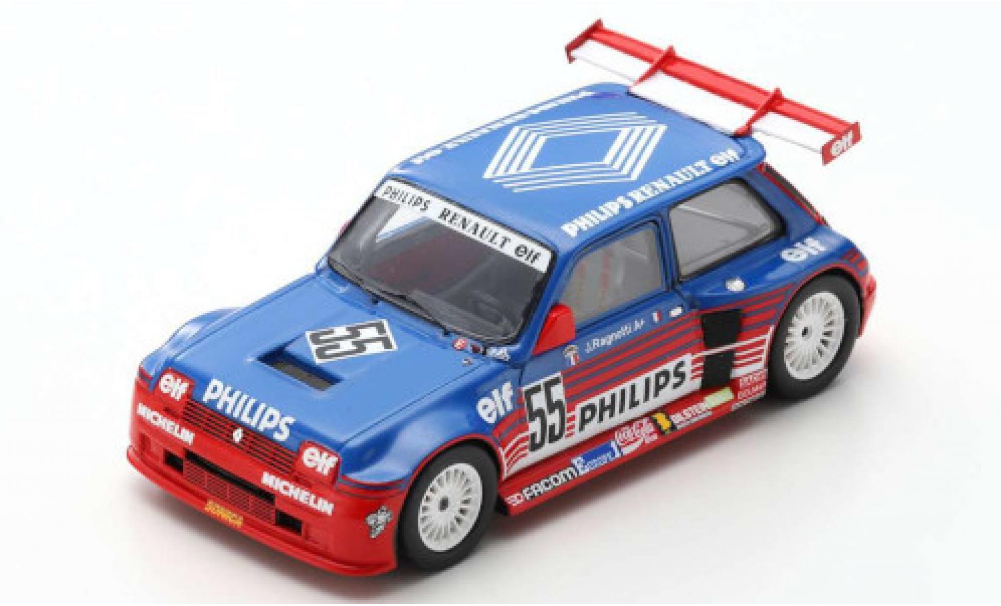 Renault 5 1/43 Spark Turbo Superproduction No. Philips 1987 J.Ragnotti diecast model cars