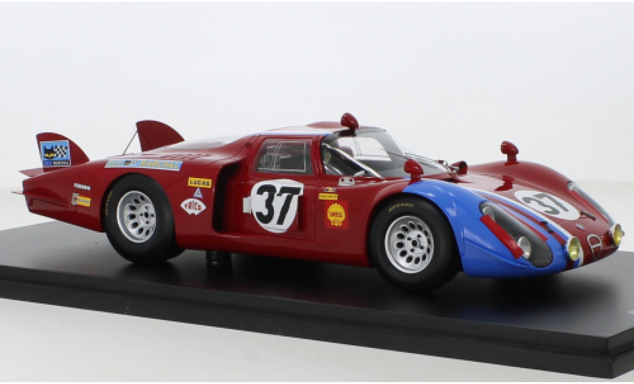 Alfa Romeo 33 1/18 Spark /2 RHD No.37 24h Le Mans 1968 diecast model cars