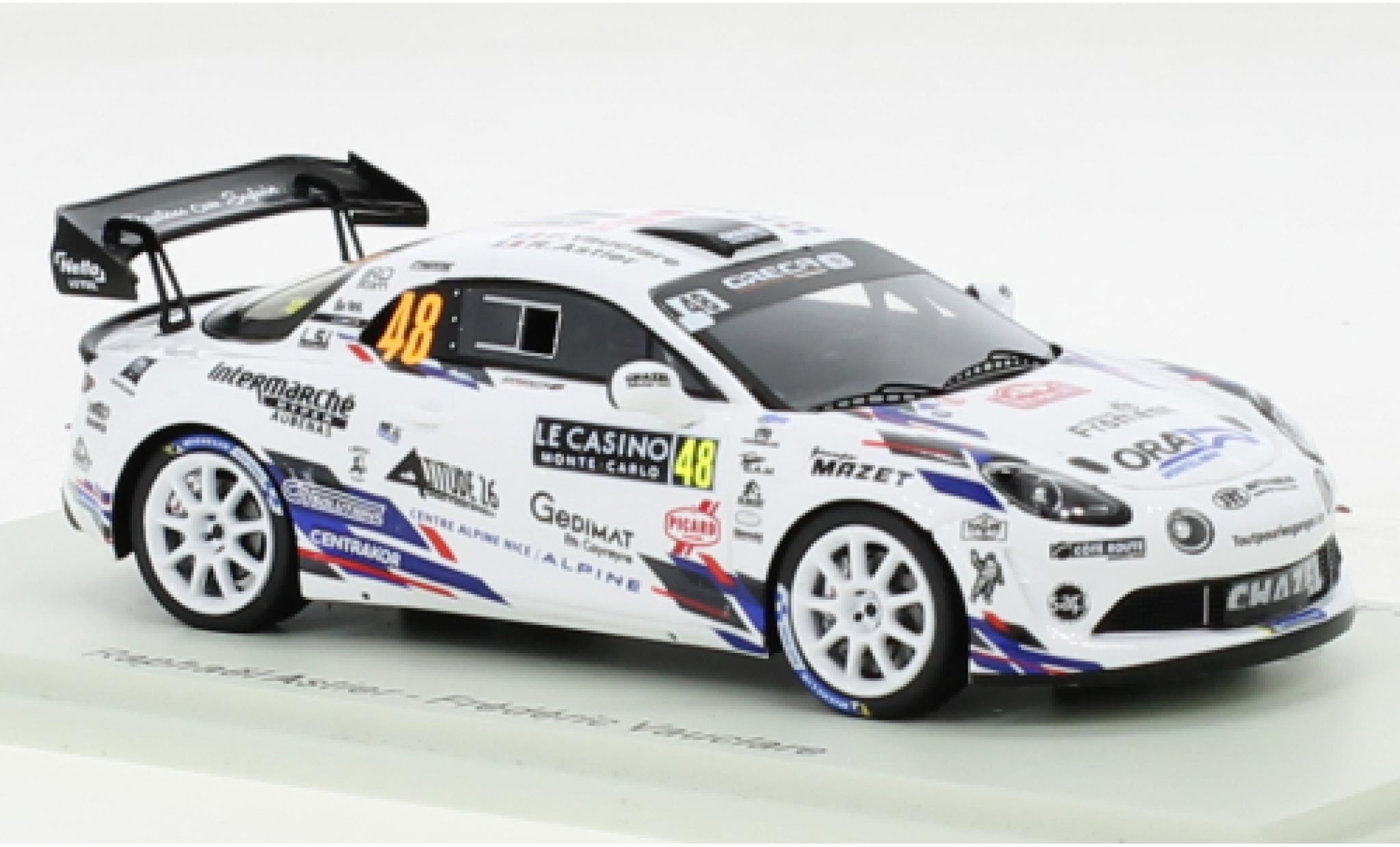 Alpine A110 1/43 Spark Rally RGT No.48 Rally WM Rally Monte Carlo 2022 diecast model cars