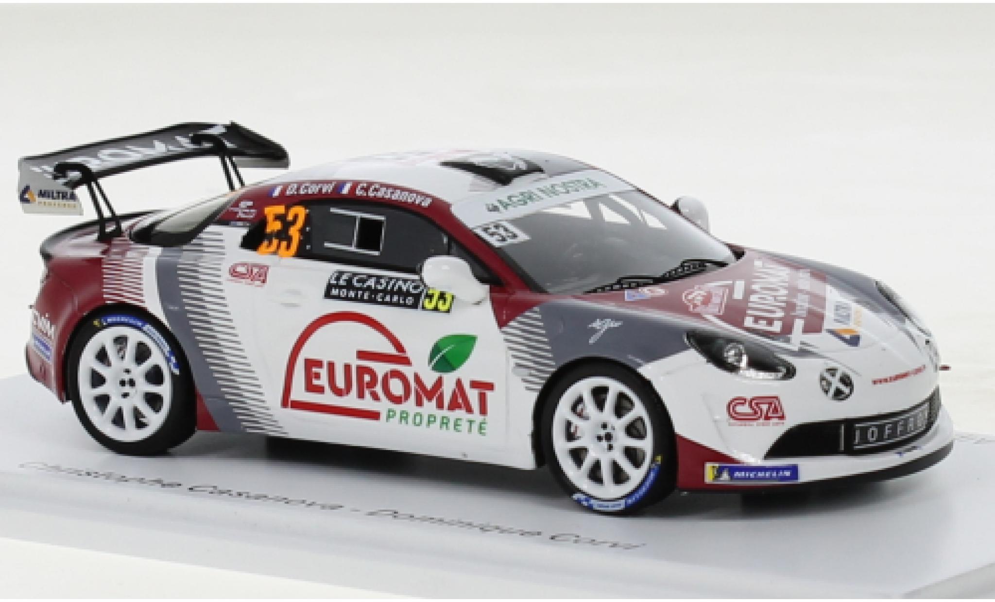 Alpine A110 1/43 Spark Rally RGT No.53 Rally WM Rally Monte Carlo 2022 diecast model cars