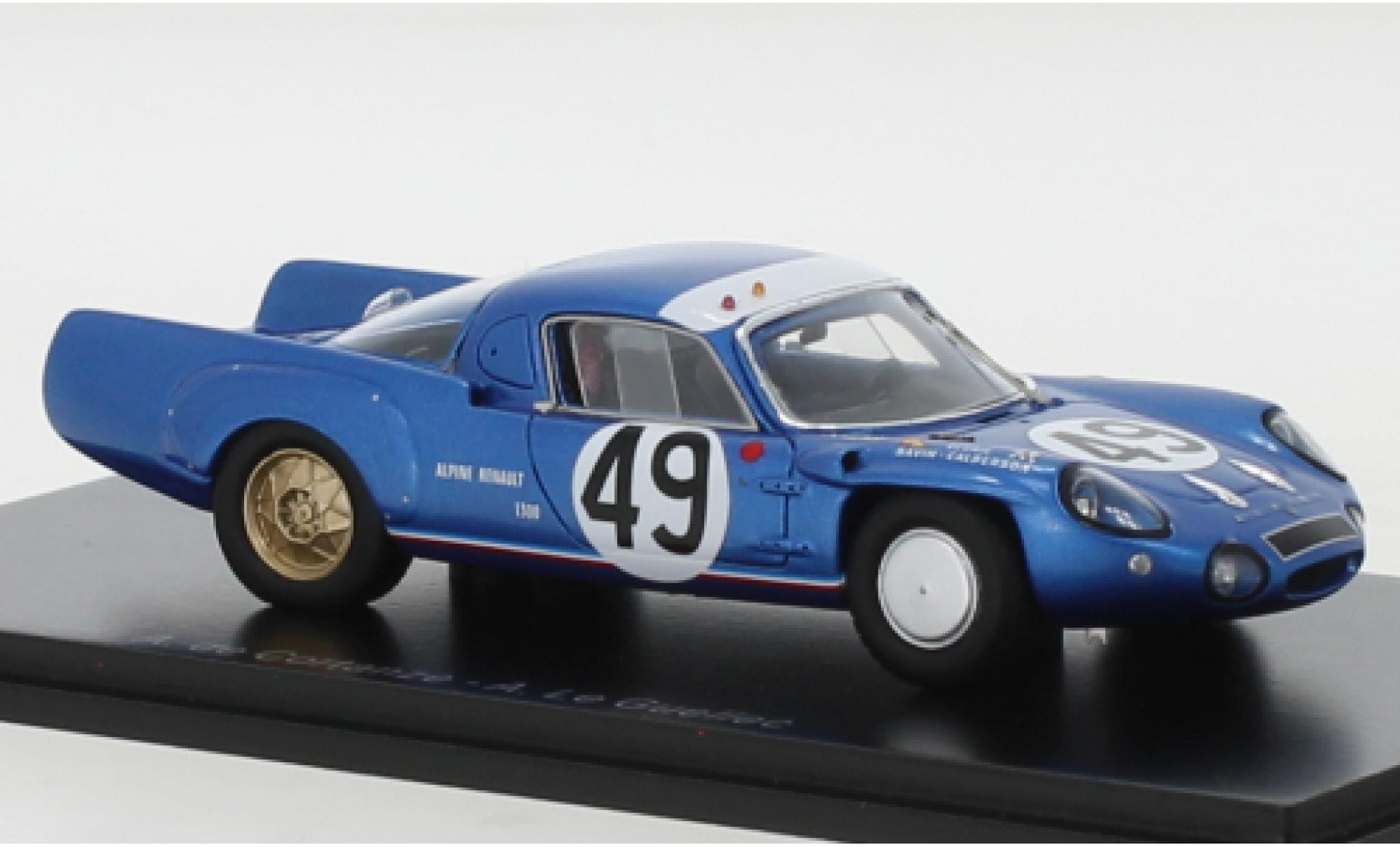 Alpine A210 1/43 Spark No.49 24h Le Mans 1967 diecast model cars