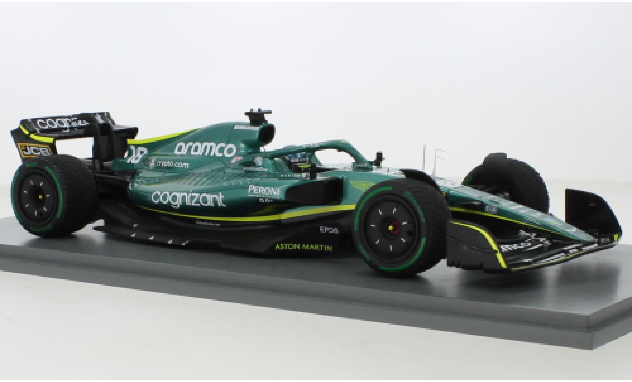 Aston Martin AMR2 1/43 Spark 2 No.18 Aramco Cognizant F1 Team Cognizant Formel 1 GP Emilia-Romagna 2022 diecast model cars