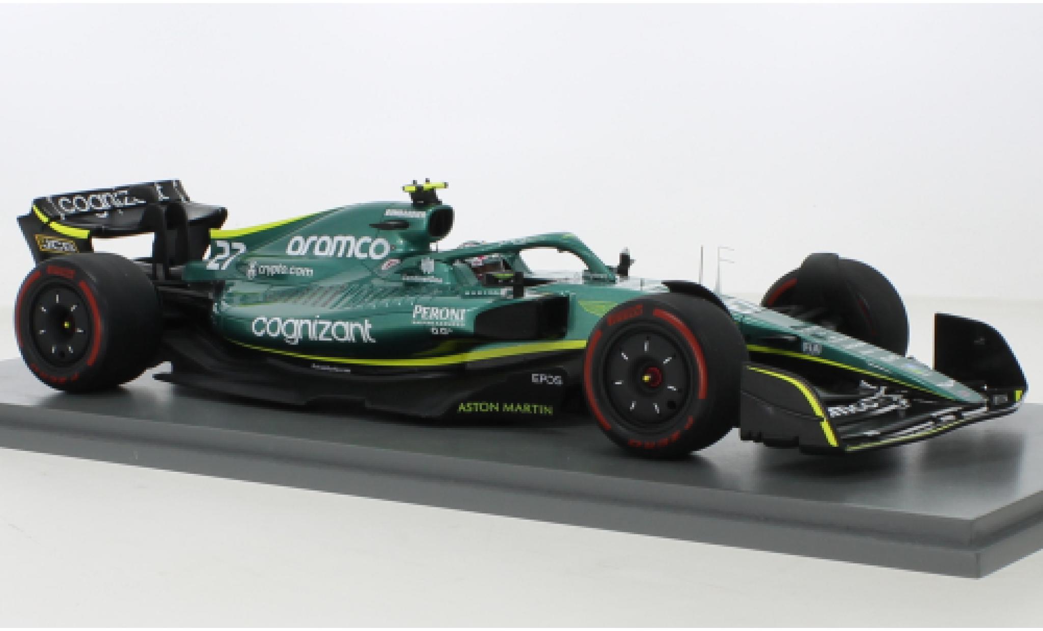 Aston Martin AMR2 1/43 Spark 2 No.27 Aramco Cognizant F1 Team Cognizant Formel 1 GP Bahrain 2022 diecast model cars
