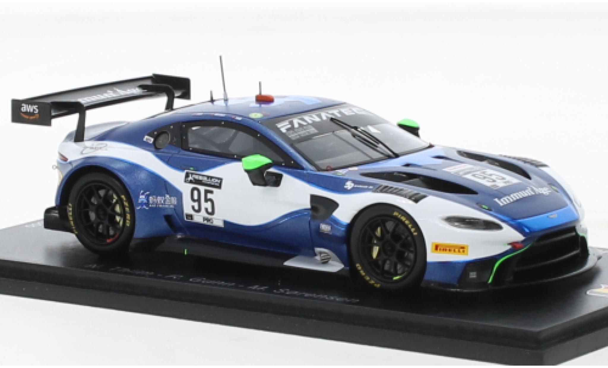 Aston Martin Vantage 1/43 Spark AMR GT3 No.95 garage 59 24h Spa 2021 diecast model cars