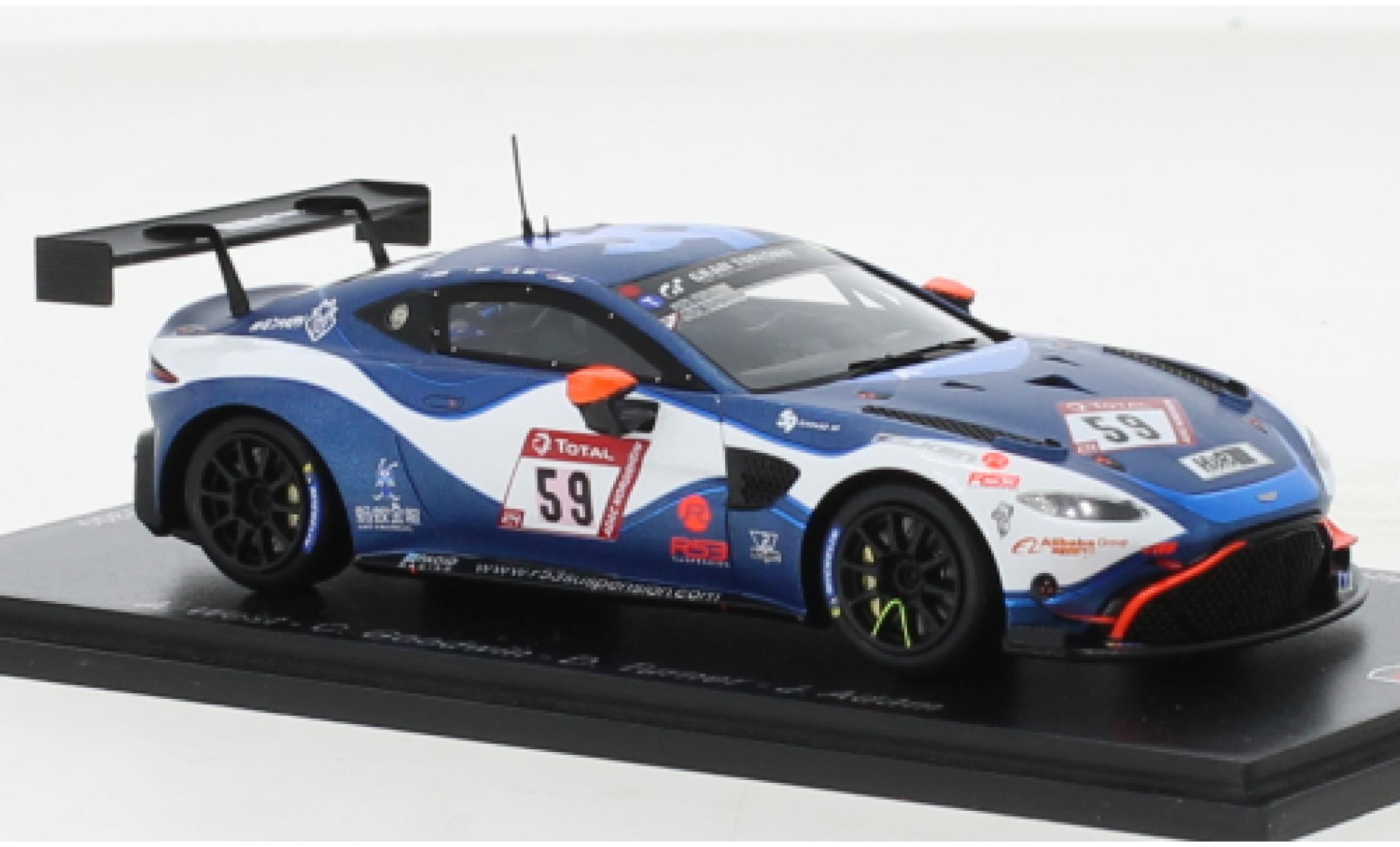 Aston Martin V8 Vantage GT4 1/43 Spark Vantage AMR GT4 No.59 Garage 59 24h N&uuml;rburgring 2020 diecast model cars