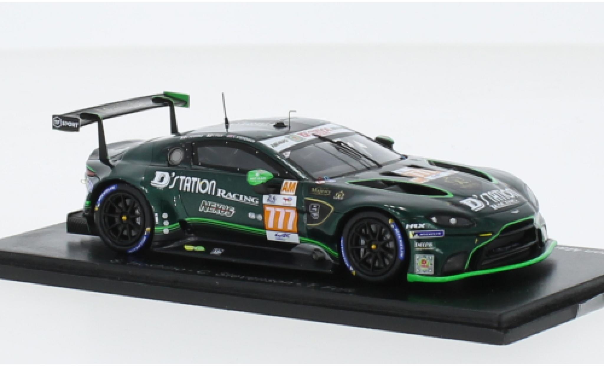Aston Martin Vantage 1/43 Spark AMR No.777 D Station Racing 24h Le Mans 2023 diecast model cars