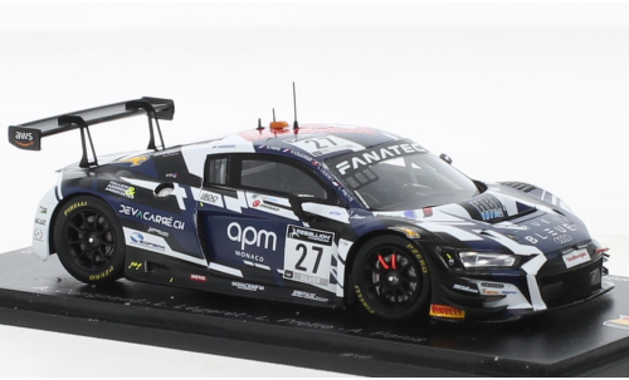 Audi R8 1/43 Spark LMS GT3 No.27 Sainteloc Racing 24h Spa 2021 diecast model cars