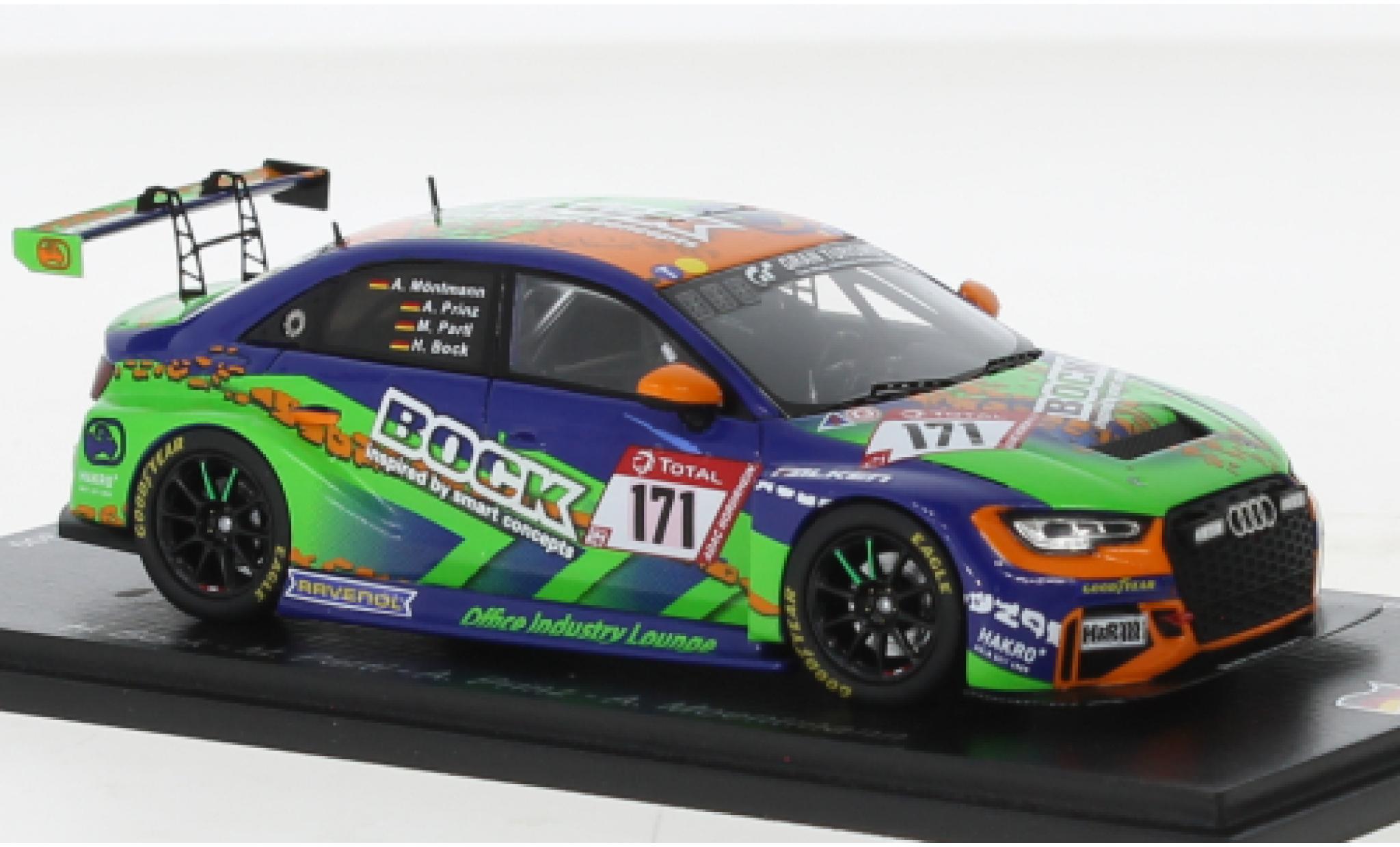 Audi RS3 1/43 Spark LMS No.171 Bonk Motorsport 24h N&uuml;rburgring 2020 diecast model cars