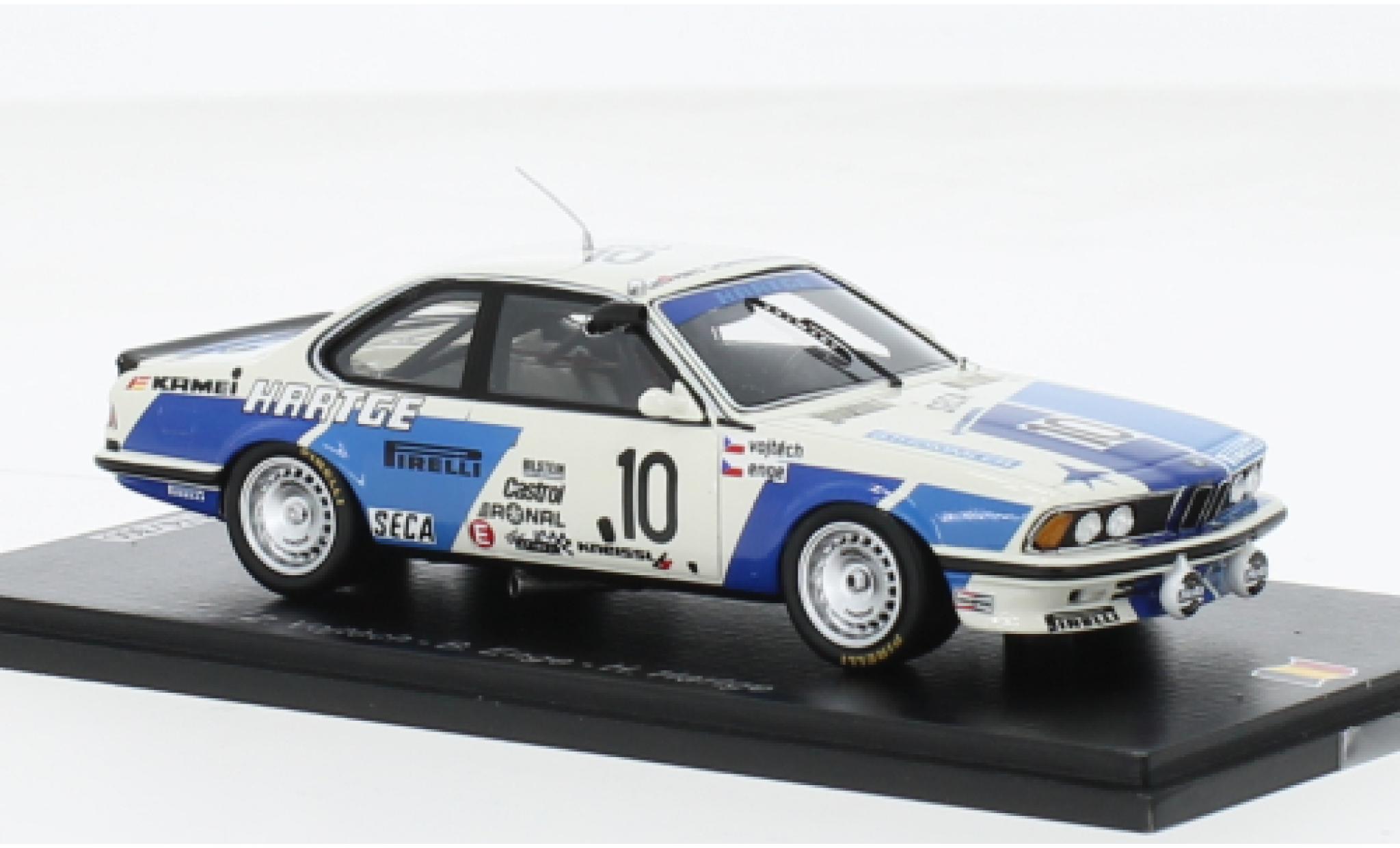 Bmw 635 1/43 Spark CSi No.10 24h Spa 1983 diecast model cars