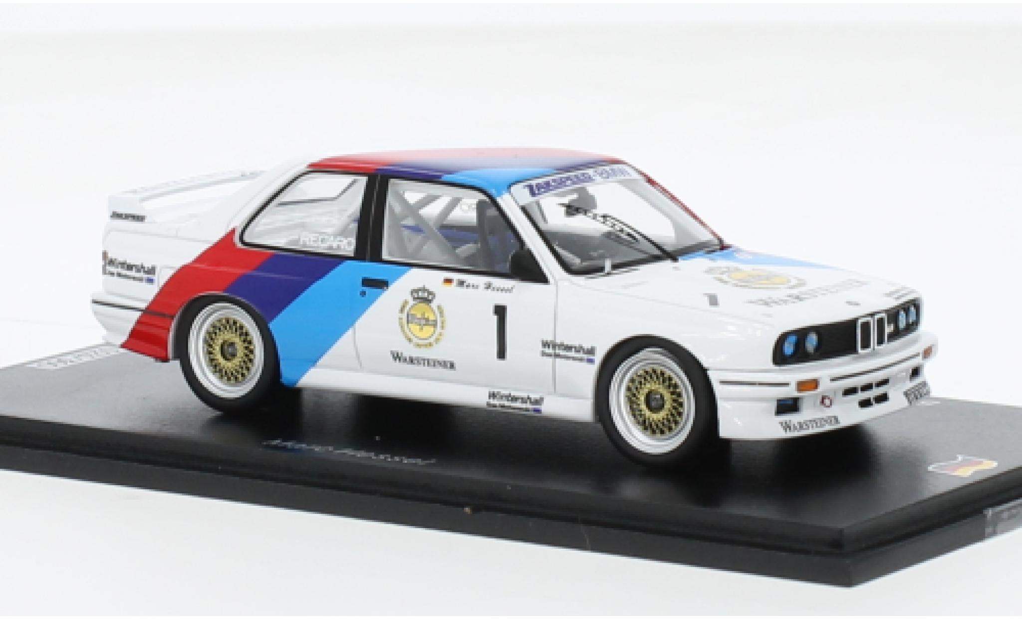 Bmw M3 1/43 Spark (E30) No.1 Zakspeed- Warsteiner DTM Zolder 1987 diecast model cars