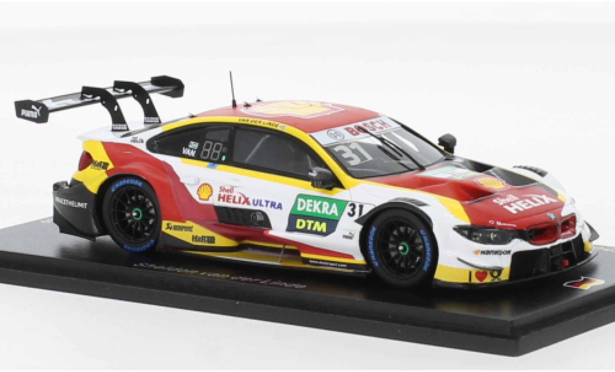 Bmw M4 1/43 Spark DTM No.31 Team RBM S DTM Hockenheim 2019 diecast model cars