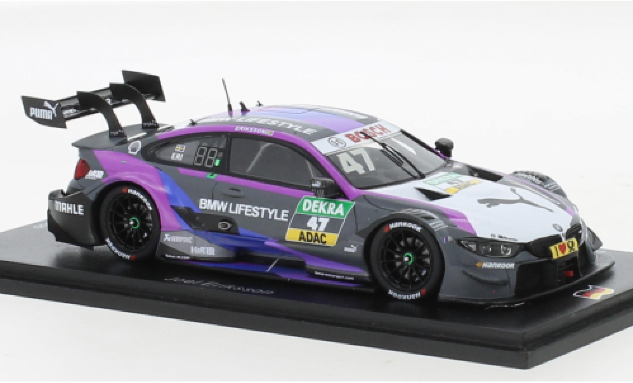 Bmw M4 1/43 Spark DTM No.47 Team RBM Lifestyle DTM Hockenheim 2018 diecast model cars