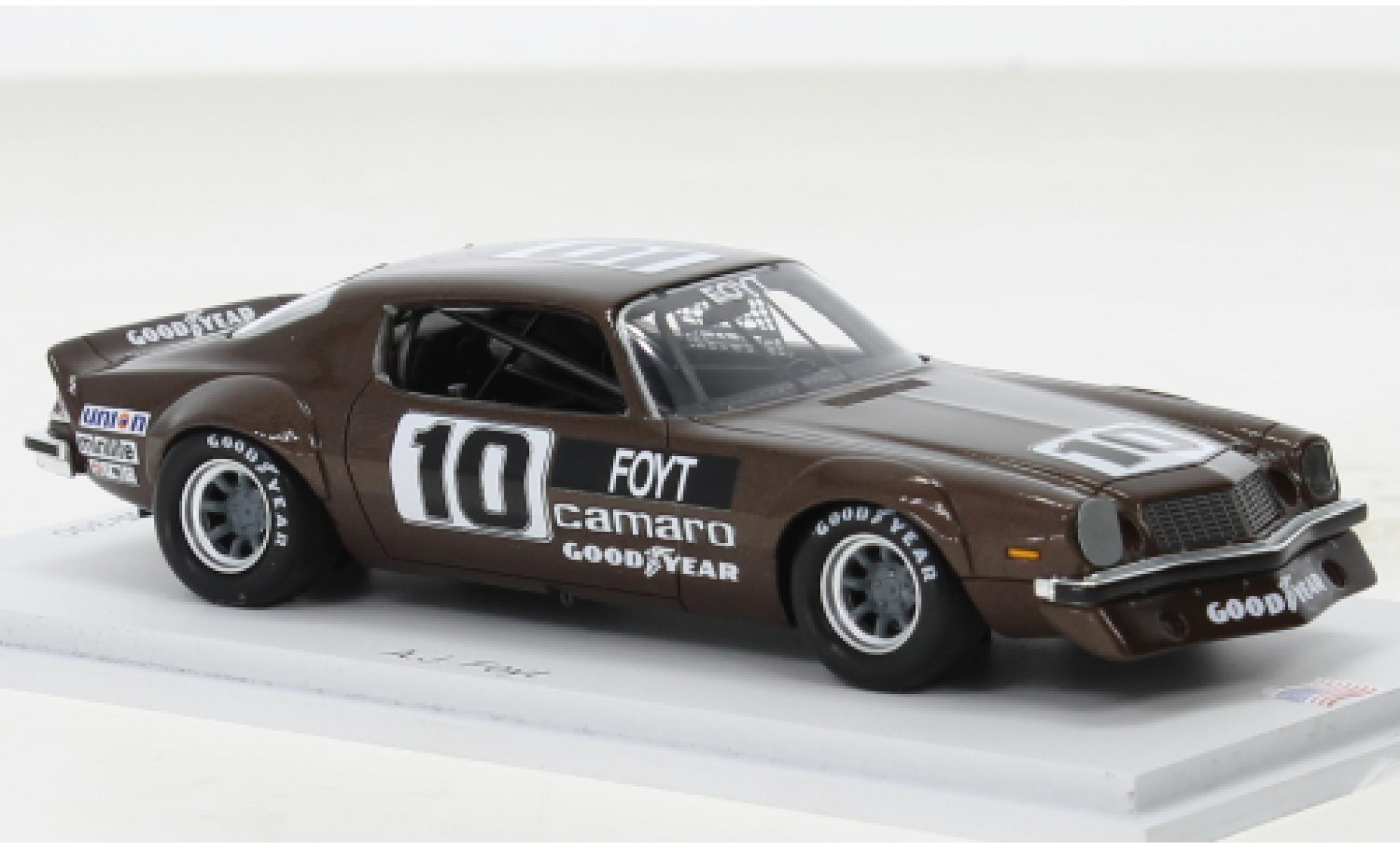 Chevrolet Camaro 1/43 Spark brown No.10 IROC Daytona 1975 diecast model cars
