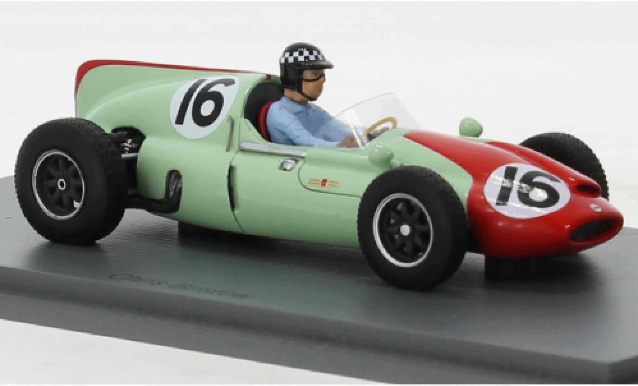 Cooper T51 1/43 Spark No.16 Formel 1 GP Monaco 1960 diecast model cars
