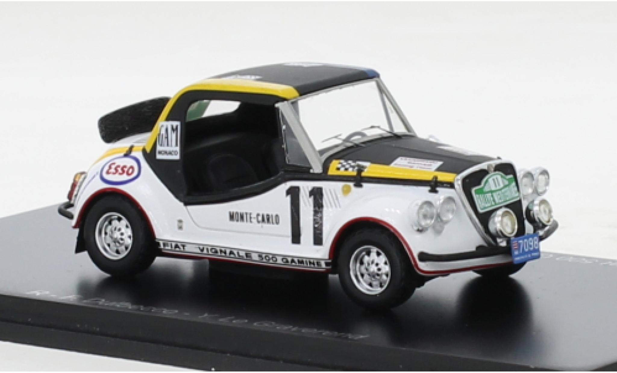 Fiat 500 1/43 Spark Gamine No.11 Rally Monte Carlo 1969 diecast model cars