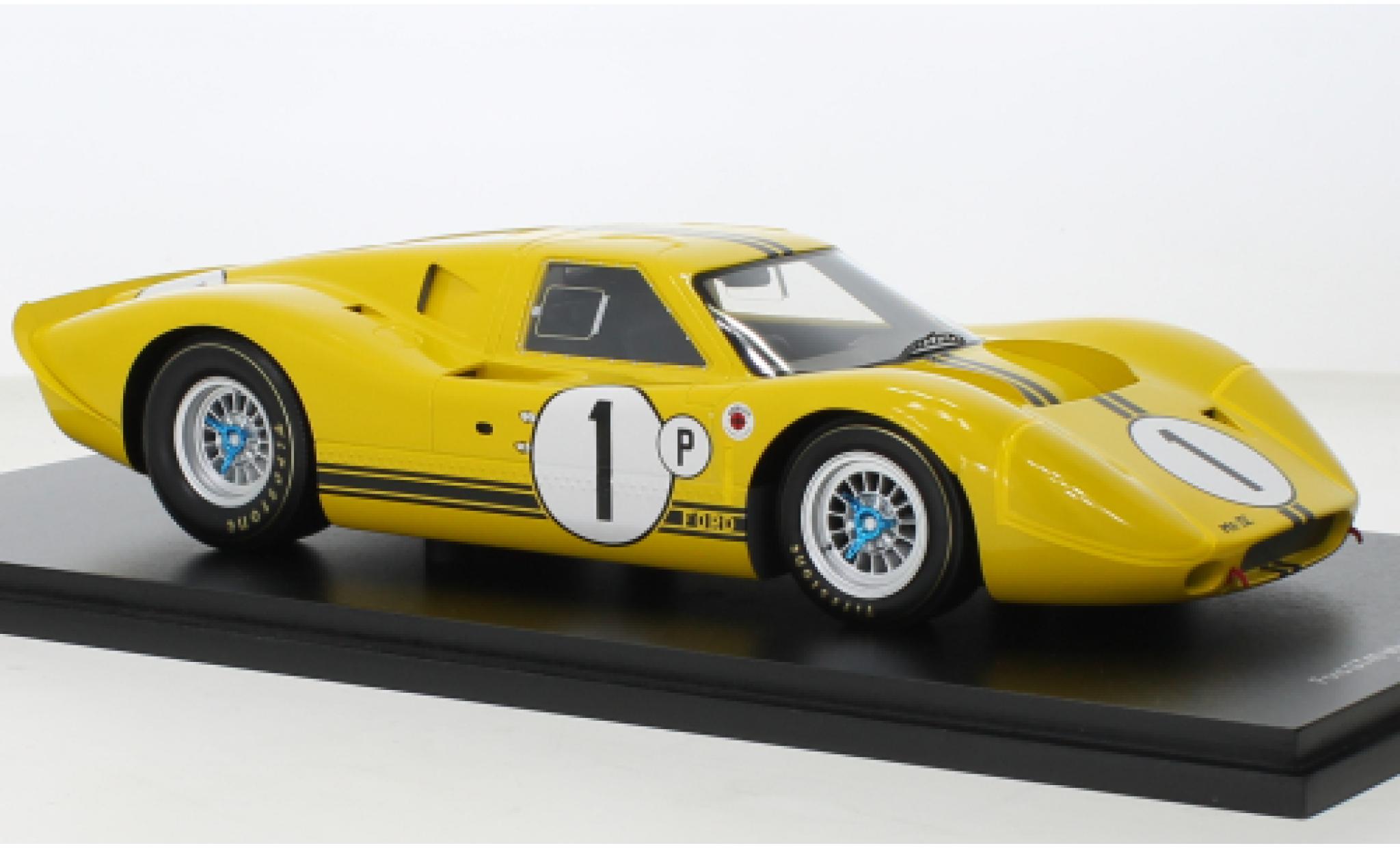 Ford GT40 1/43 Spark Mk IV RHD No.1 12h Sebring 1967 diecast model cars